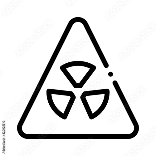 radiation line icon