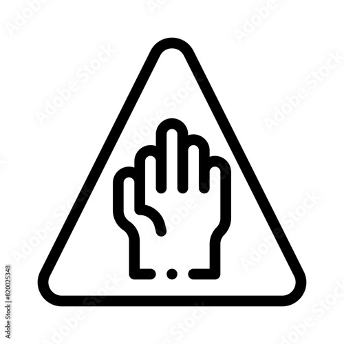stop line icon