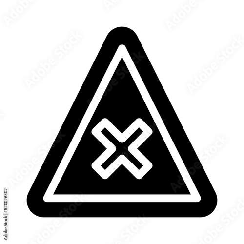 harmful glyph icon