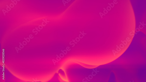 rose and orange lighting disco dance dense amorphic meta objects - abstract 3D rendering photo