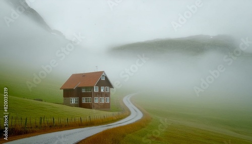 "Misty Mountain Hideaway: Remote Home in European Farmland"  © dynasty