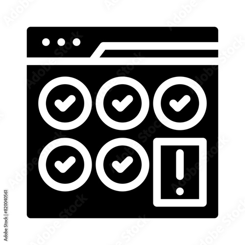 fault glyph icon