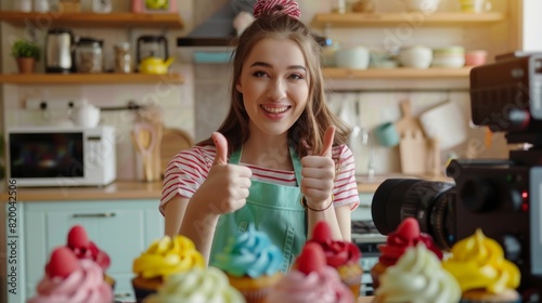 A Vlogger's Cheerful Cooking Tutorial photo