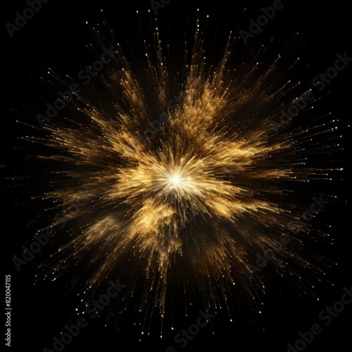 Colorful fireworks in the n...