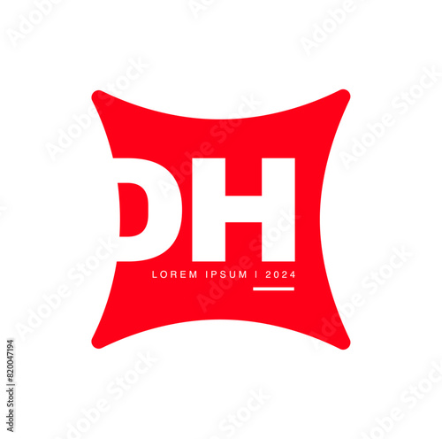DH brand typography monogram