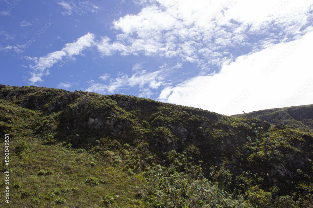 clouds over the mountain