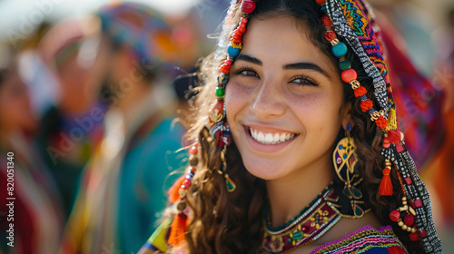 Colorful traditional festival portraits © Kan