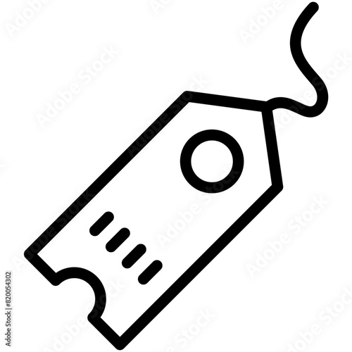price tag line icon