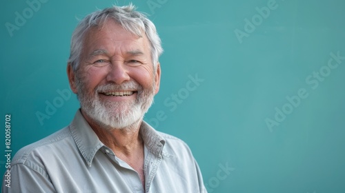 A Joyful Senior Man's Portrait