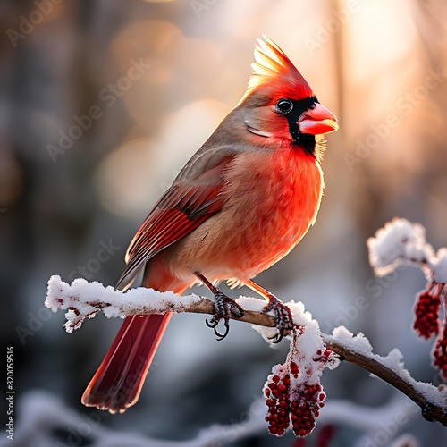 cardinal on a branch