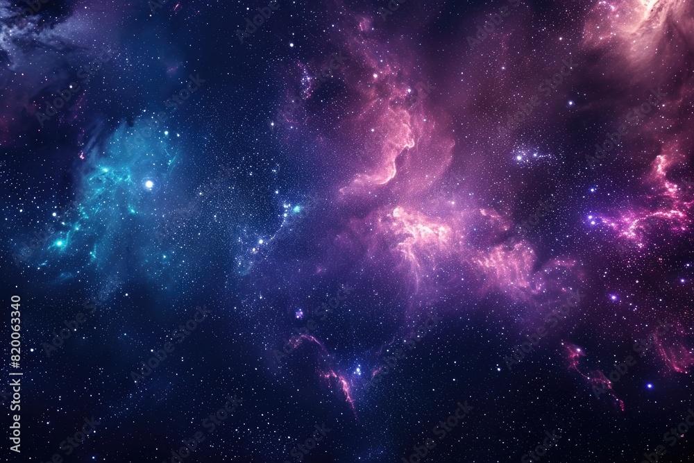 Amazing galaxy with nebulas and cosmic dust Amazing galaxy with nebulas and cosmic dust