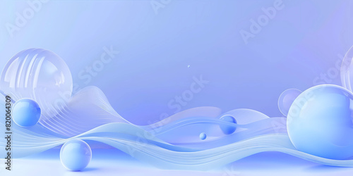 Abstract Background, Geometrical Shapes, Purple, Blue, 3D