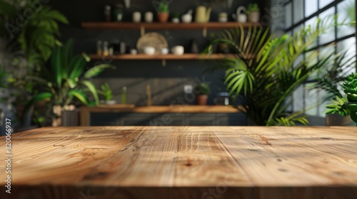 Modern Kitchen Wooden Countertop