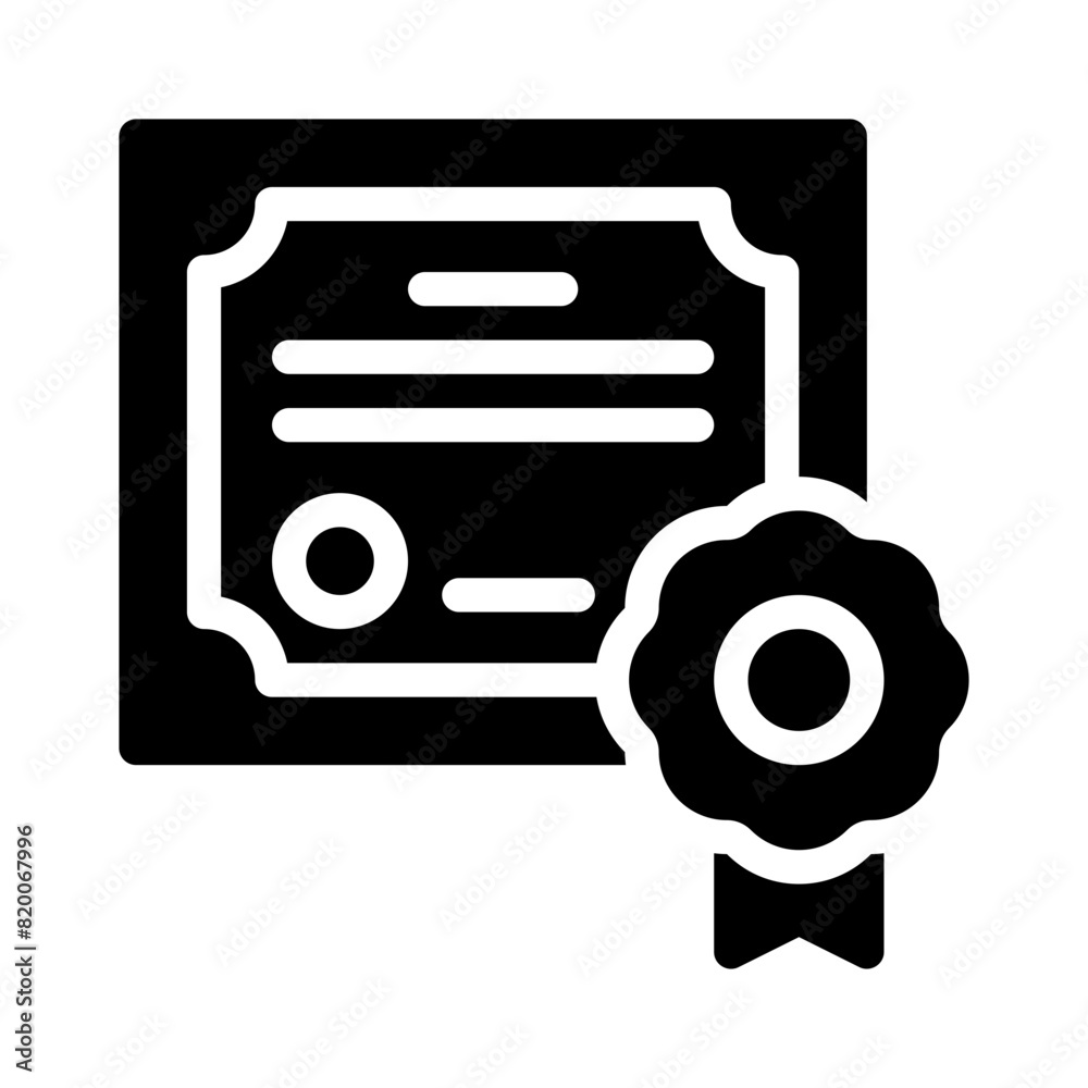 diploma glyph icon diploma glyph icon