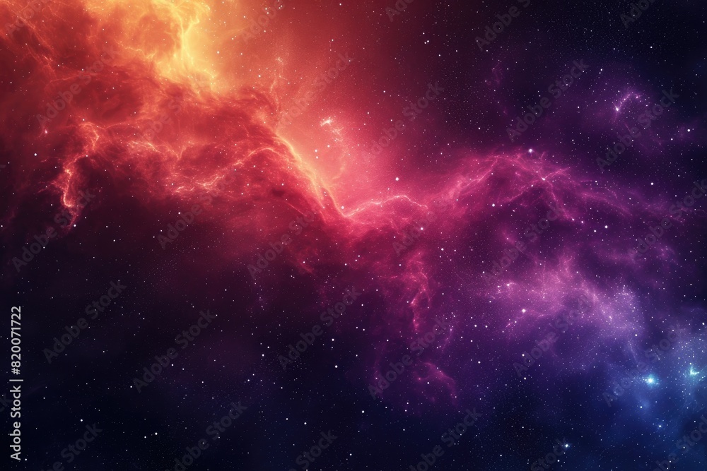 Beautiful galaxy background with nebulas and stars