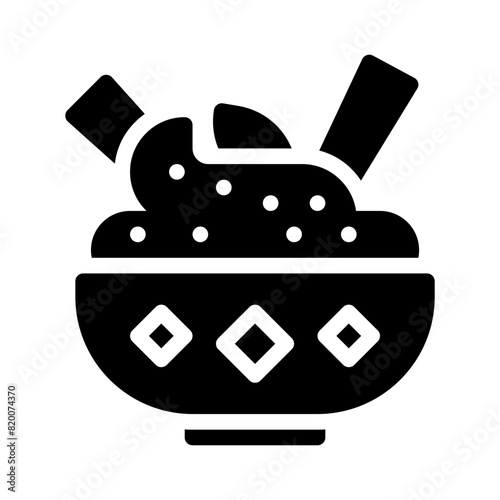 hummus glyph icon