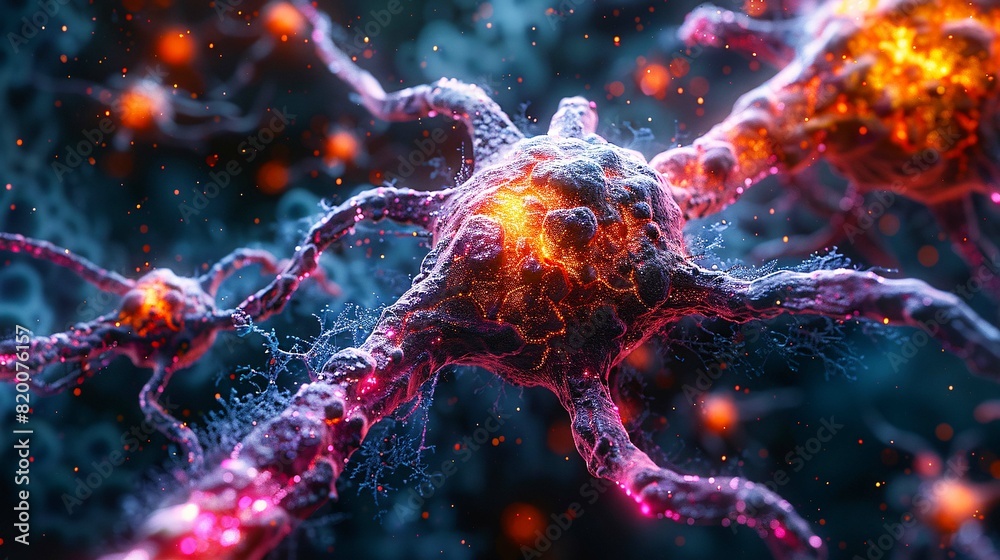 Complex network of cells An abnormality occurs - cell division. Complex network of cells An abnormality occurs - cell division.