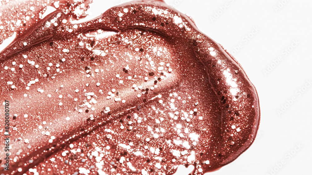 Fototapeta premium Beauty product and cosmetics texture, makeup shimmer glitter, blush eyeshadow powder as abstract luxury cosmetic background art