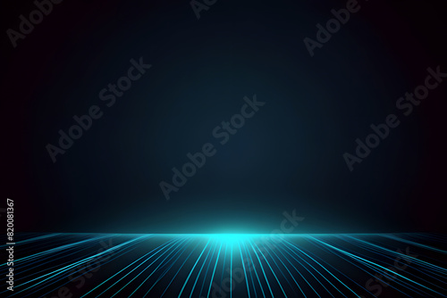 Abstract Background With the Glowing Light Lines Effect  Colorful Waves Sparkle in a Dark Background  HD High Quality Photo