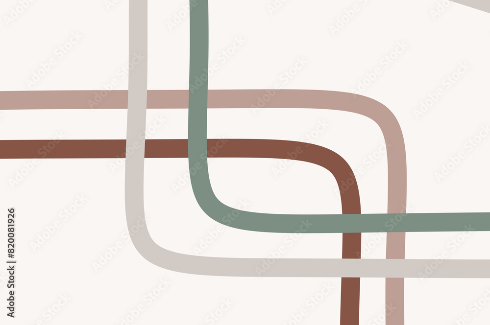 Soft and simple red, pink and blue abstract irregular curved wavy lines Soft and simple red, pink and blue abstract irregular curved wavy lines