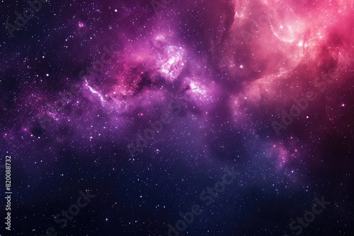Beautiful cosmic background with nebulas