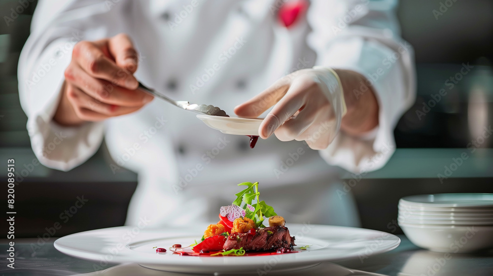 The chef's mastery of the art of presenting dishes raises culinary creations to the heights of artistic expression. The chef's mastery of the art of presenting dishes raises culinary creations to the heights of artistic expression.
