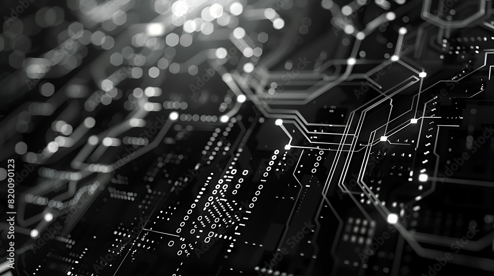 Obraz premium Background of business technology style