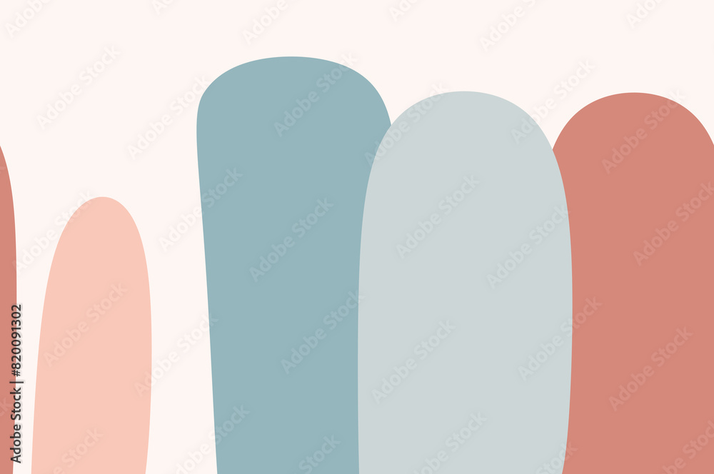 Soft and simple brown-green abstract irregular color blocks Soft and simple brown-green abstract irregular color blocks