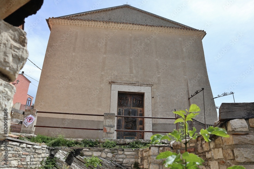 Macchiagodena - Facciata della Chiesa di San Nicola di Bari