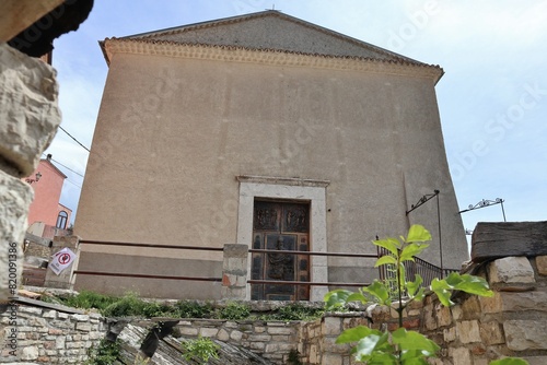 Obraz na płótnie Macchiagodena - Facciata della Chiesa di San Nicola di Bari w salonie