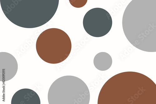 Wallpaper Mural Soft and simple brown-green abstract irregular color blocks Torontodigital.ca