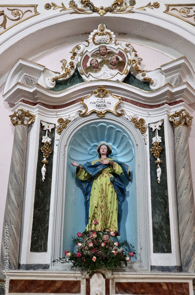 Macchiagodena - L'Immacolata nella Chiesa di Sant'Antonio di Padova