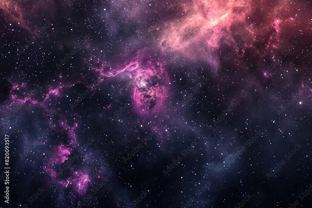 Fototapeta premium Amazing stars and planets in the galaxy