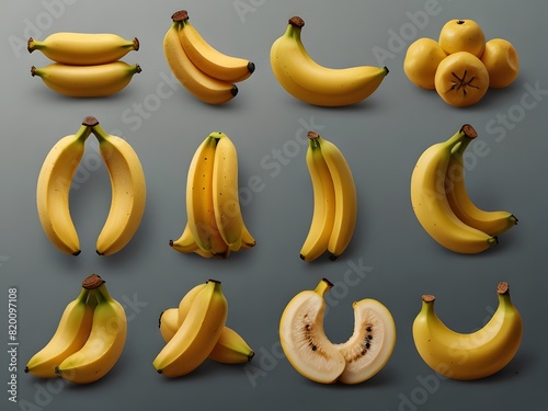 Banana Bonanza: Graphic-Ready Fruit Imagery photo