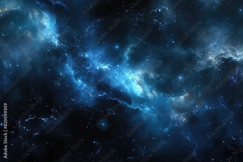 Vibrant colors of the galaxy at night Vibrant colors of the galaxy at night