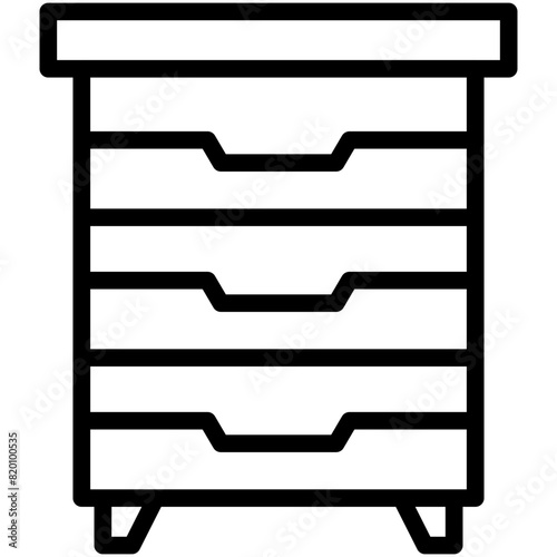 drawer line icon