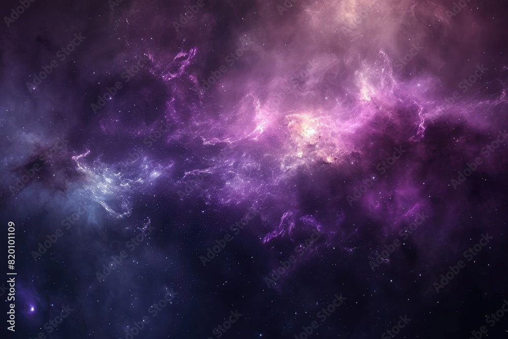 Naklejka premium Amazing galaxy with nebulas and cosmic dust
