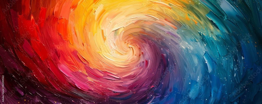 A striking frontal view of a surreal optical vortex A striking frontal view of a surreal optical vortex