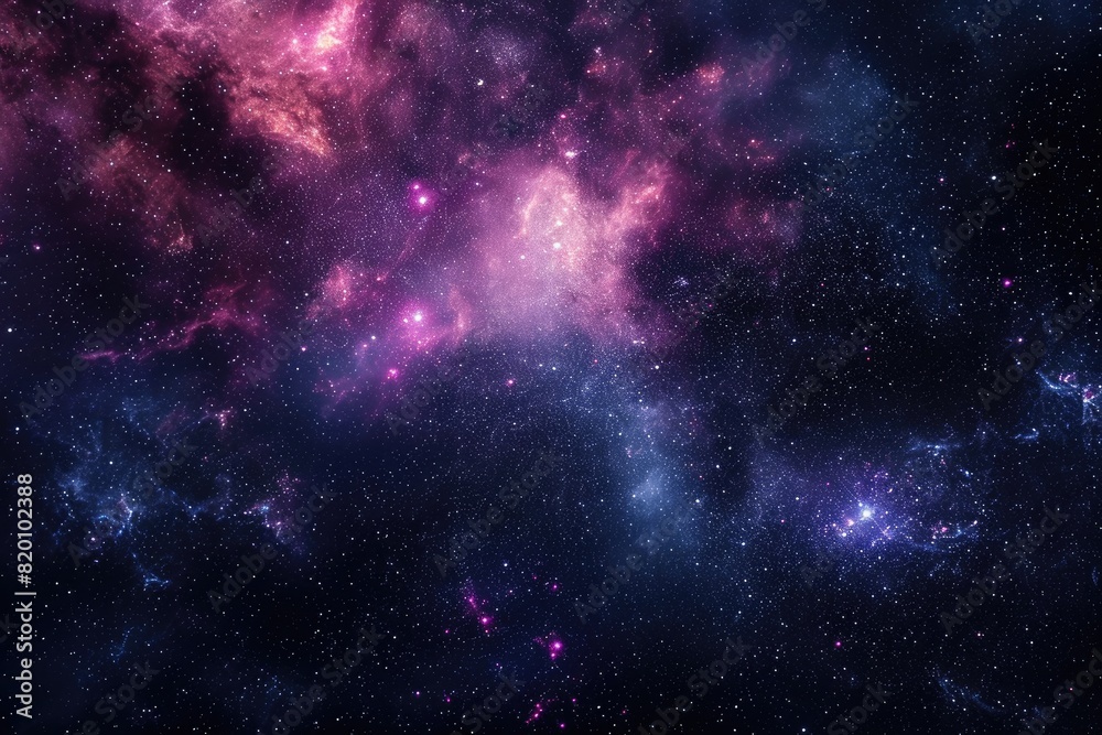 Fototapeta premium Stunning stars and planets in the galaxy