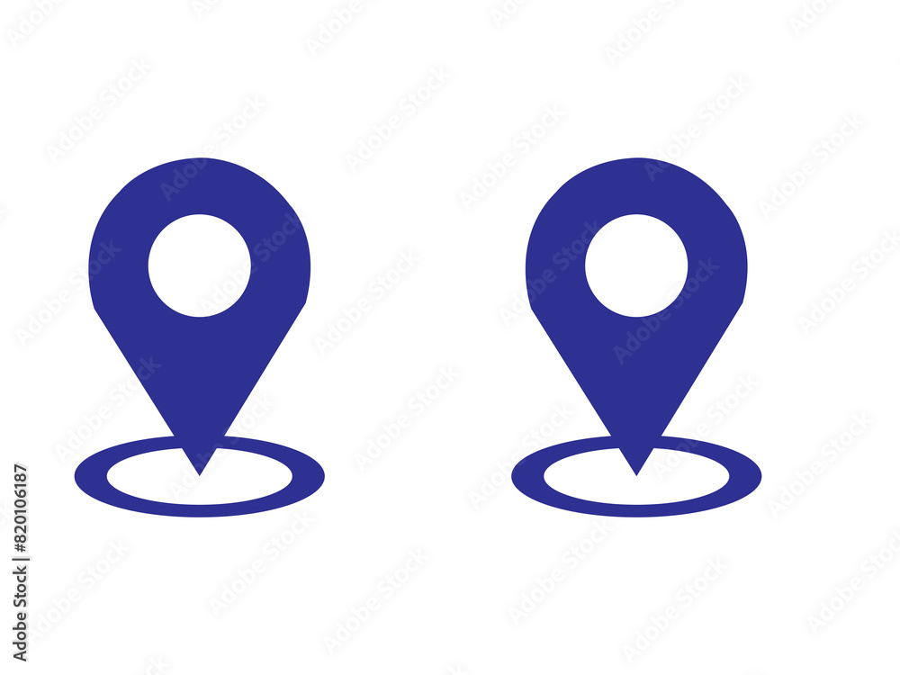 Double location icon Double location icon