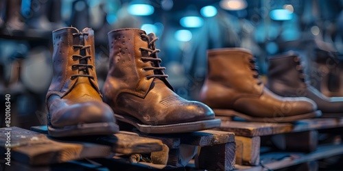 Expert in vintage boot restoration and footwear revival. Concept Vintage boots, Footwear restoration, Retro fashion, Leather care, Vintage accessories