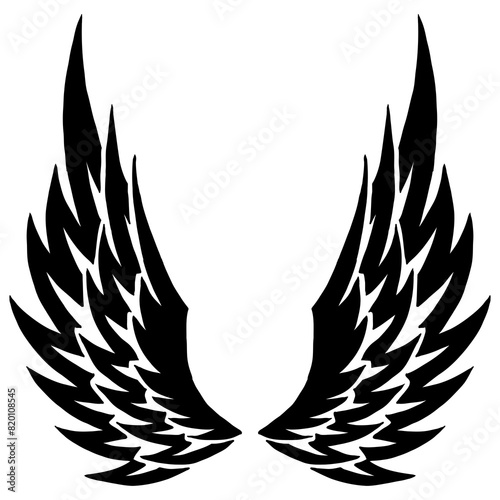 laurel wreath with wings