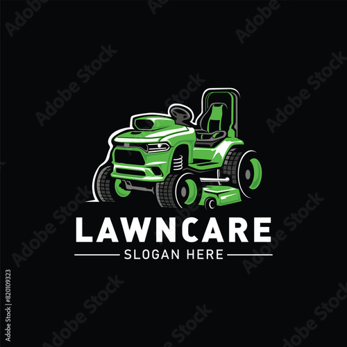 lawn care logo vector templates 