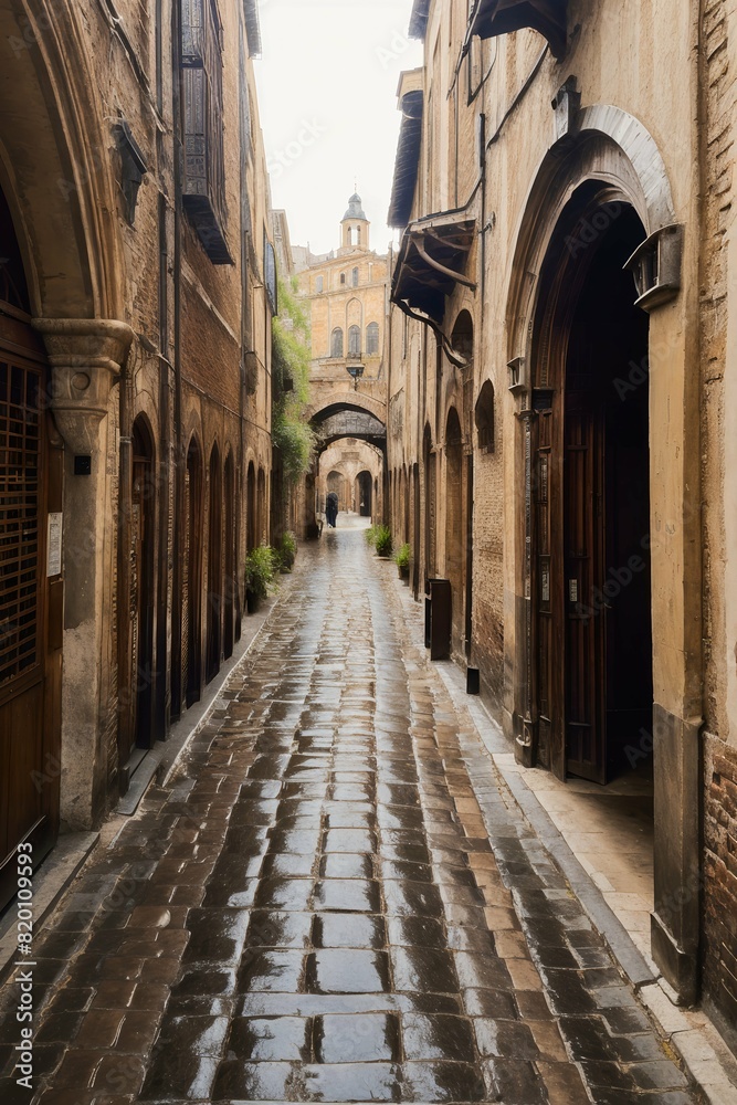 alley way in rome generative ai alley way in rome generative ai