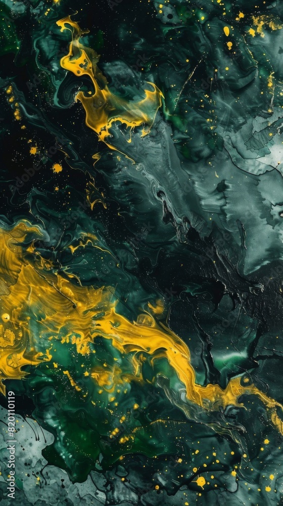 Black yellow and green paint background Black yellow and green paint background
