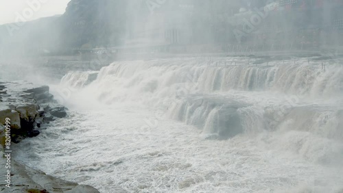 Hukou Waterfall Scenic Area in Shanxi Province, Shaanxi Province, China