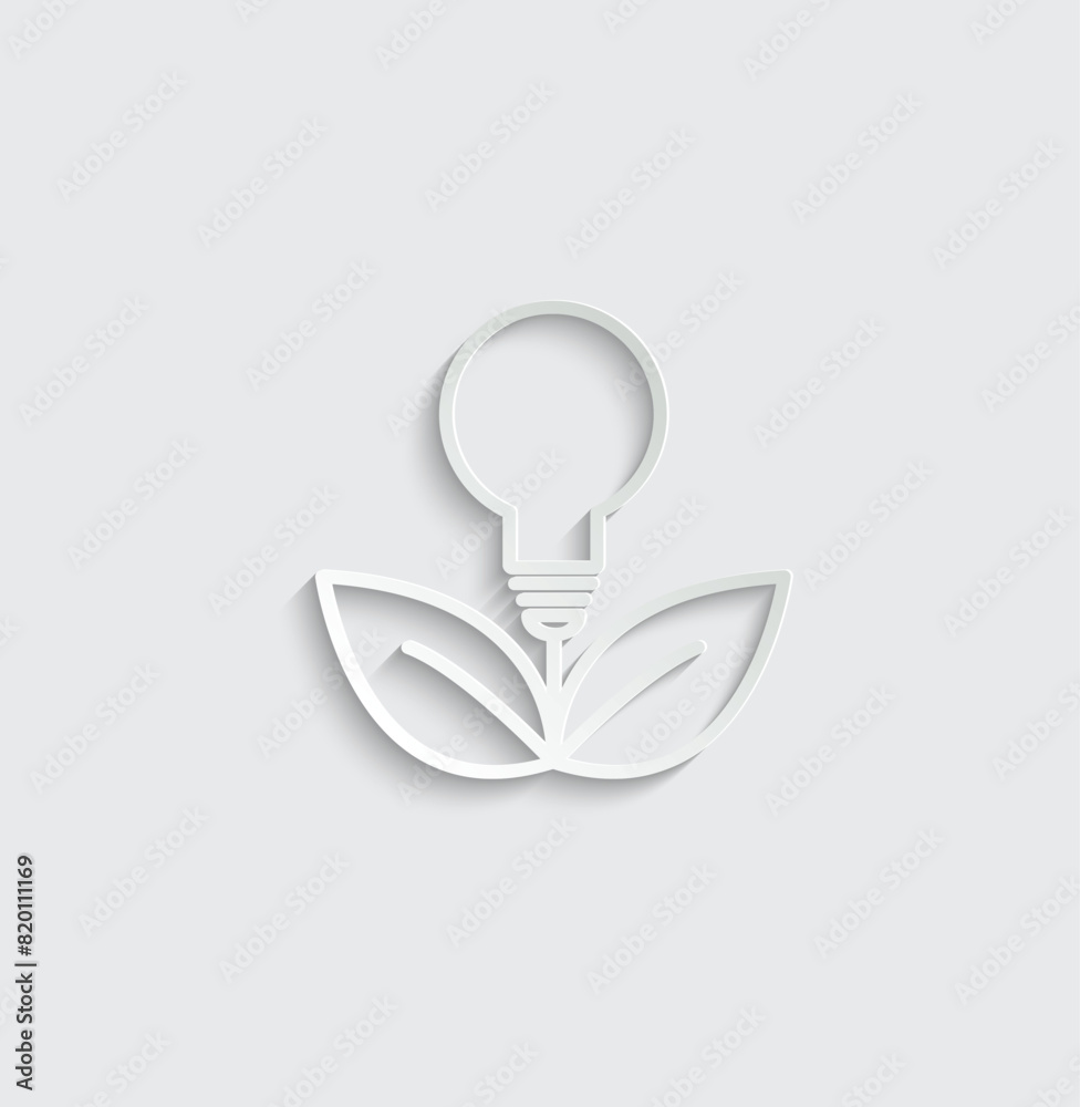 green energy icon vector eco electricity green energy icon vector eco electricity