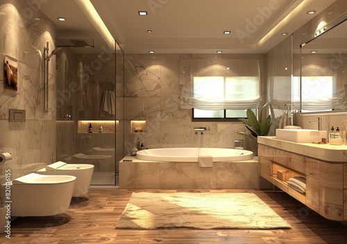 Luxurious and Cozy Bathroom