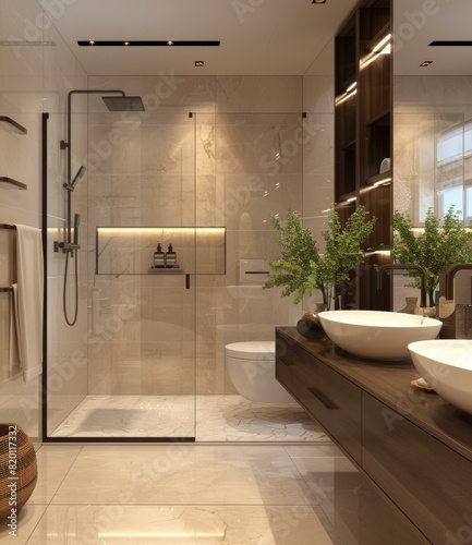 Modern and Chic Bathroom