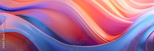 An abstract background with melted shapes.
